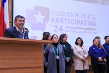 Ministro Valenzuela y Subsecretaria Fernández presentan Cuenta Pública Participativa 2024 del Ministerio de Agricultura